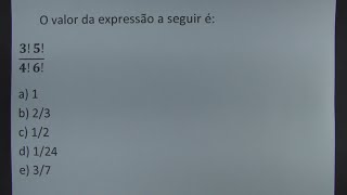 EXTREMAMENTE FÁCIL O FATORIAL!