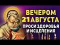 ВЕЧЕРОМ НА ПРЕОБРАЖЕНИЕ ГОСПОДНЯ ПРОСИ ЗДОРОВЬЯ И ИСЦЕЛЕНИЯ! Вечерняя молитва Господу Богу