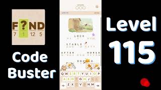 Code Busters Level 115 Walkthrough ๐งฉ | All Puzzle Solutions| Solutionguruji