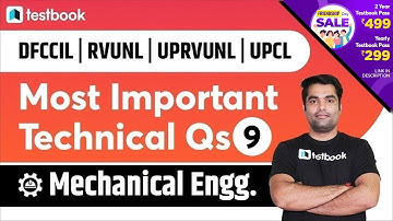 DFCCIL | RVUNL | UPRVUNL | Important Mechanical Engineering Questions | Dhiraj Sir | Part 9