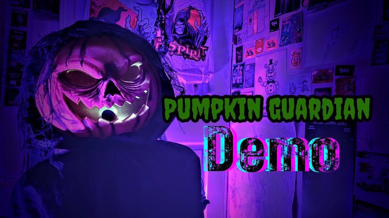 PUMPKIN GUARDIAN OF THE GRAVE DEMO Spirit Halloween 2015