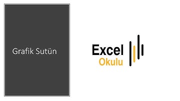 Excel Sütun Grafik Eklemek 29. video | Müslüm GÜZEL