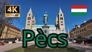 4K (SD / HD) - Hungary - Pècs - Morning Walk  🇭🇺