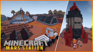 Minecraft Mars Space station - Timelapse