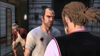 Grand Theft Auto V - Nervous Ron: Trevor Impotent Rage Statue Destroyed Trailer Cutscene