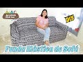 Como hacer funda de sofa elastico DIY Tutorial costura facil