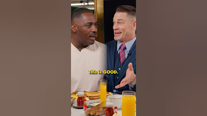 존 시나가 미국과 영국의 아침 식사에 대해 설명합니다!