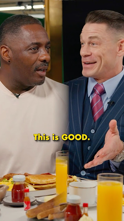 John Cena explains US vs UK Breakfast!