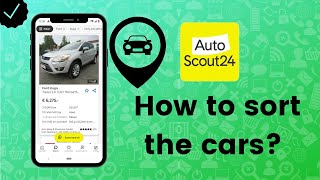 How to sort the cars in favorites in AutoScout24? screenshot 5