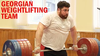 Georgian national weightlifting team - evening training / Lasha Talakhadze