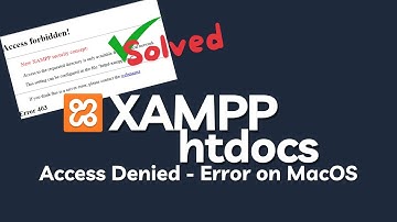 How to fix XAMPP access denied for user root 