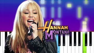 Hannah Montana - The Other Side of Me (Piano Tutorial)