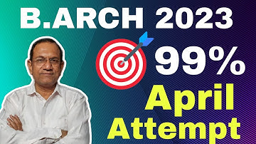Now or Never | TARGET 🎯 99% Percentile | April Attempt | B.arch 2023 | Let