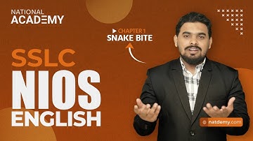 NIOS SSLC: ENGLISH Chapter 2 | Natdemy  #NIOS #SSLC #EnglishChapter2 #onlineclasses