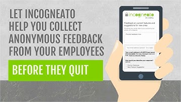 Collect Anonymous Employee Feedback with Incogneato