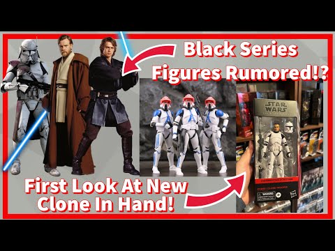 Black Series News! First Look At New Clone Trooper In Hand! New ROTS Figures Rumored & More!