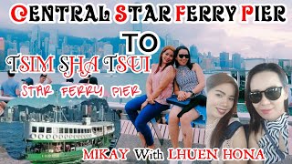 Central star ferry pier to tsim sha tsui / ride | with lhuen hona ka
hk/vlogger