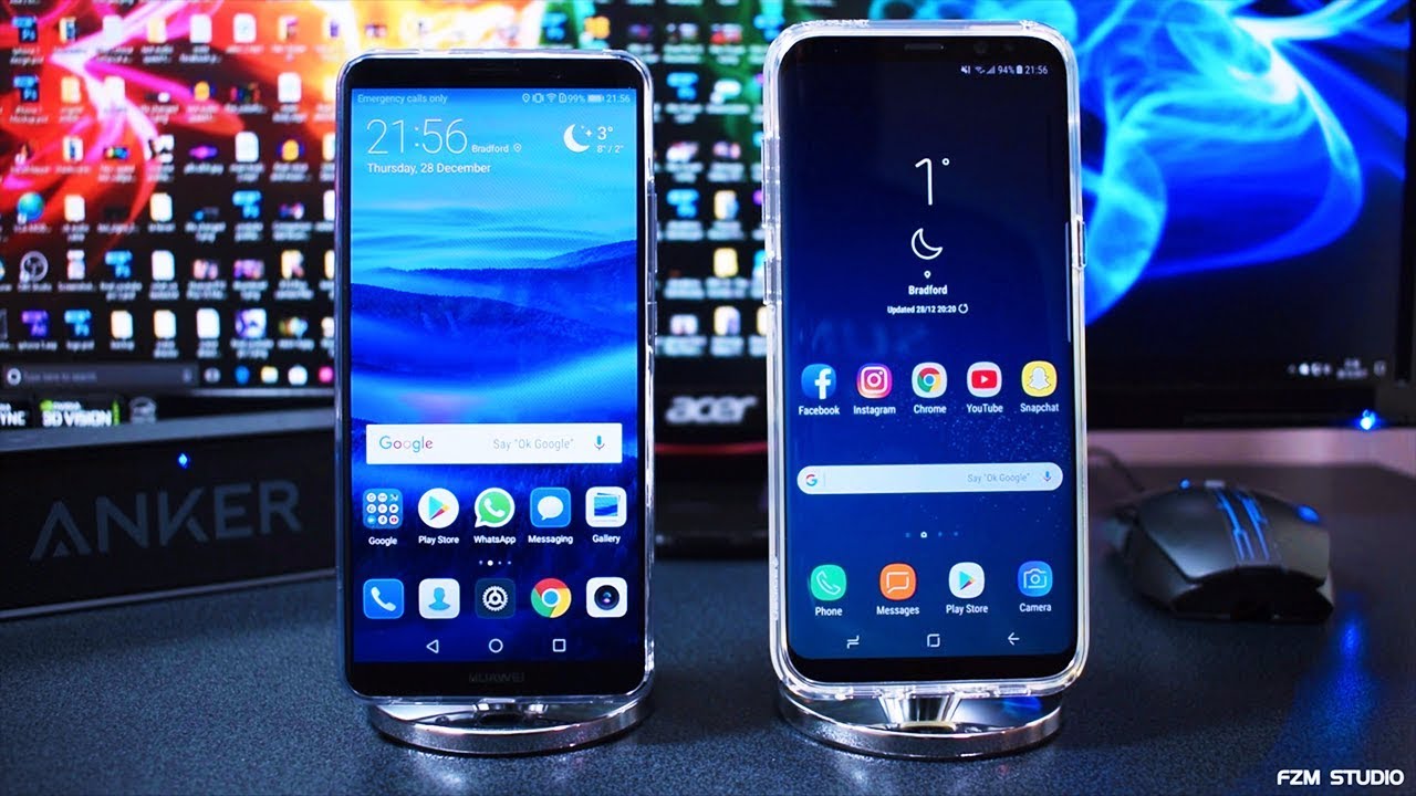 Samsung galaxy s8 plus vs huawei mate 10 pro