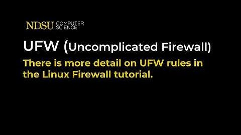 Intro to UFW