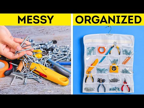 видео: Super-Easy Organizing Hacks to Avoid a Mess