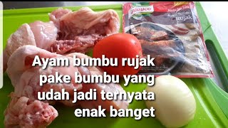 AYAM PANGGANG BUMBU RUJAK || IDE MENU HARIAN #shorts #youtuberpemula #resep. 