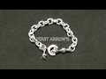 ファーストアローズ N・Rスター付2φチェーンブレスレット br-117