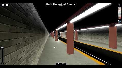 Roblox Rails Unlimited MCI MP8AC-3 R156 Work Train At Subway Tunnel