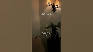 سورة العلق #القرآن_الكريم #سبحان_الله #قرآن #قران_كريم #quran
