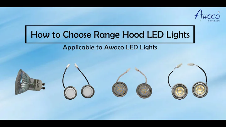 How to Choose Range Hood LED Lights