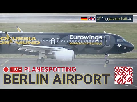 Airport LIVE 🐻 Berlin (BER) Flughafen | 8. Juli 2025 #livestream