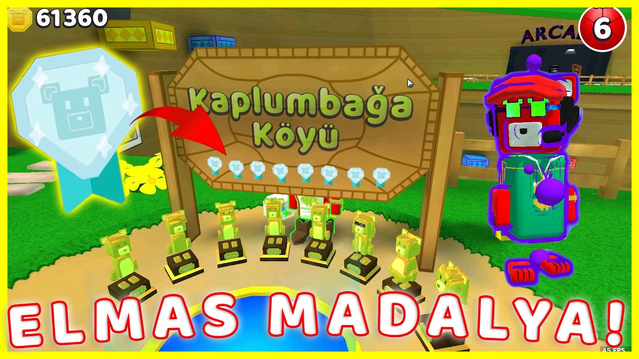 KAPLUMBAĞA KÖYÜ SON ELMAS MADALYA İÇİN SPEEDRUN VE GÖREVDEKİ BUG