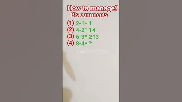 Maths Puzzle game #I.Q test #Maths logic #yt short #video #viral