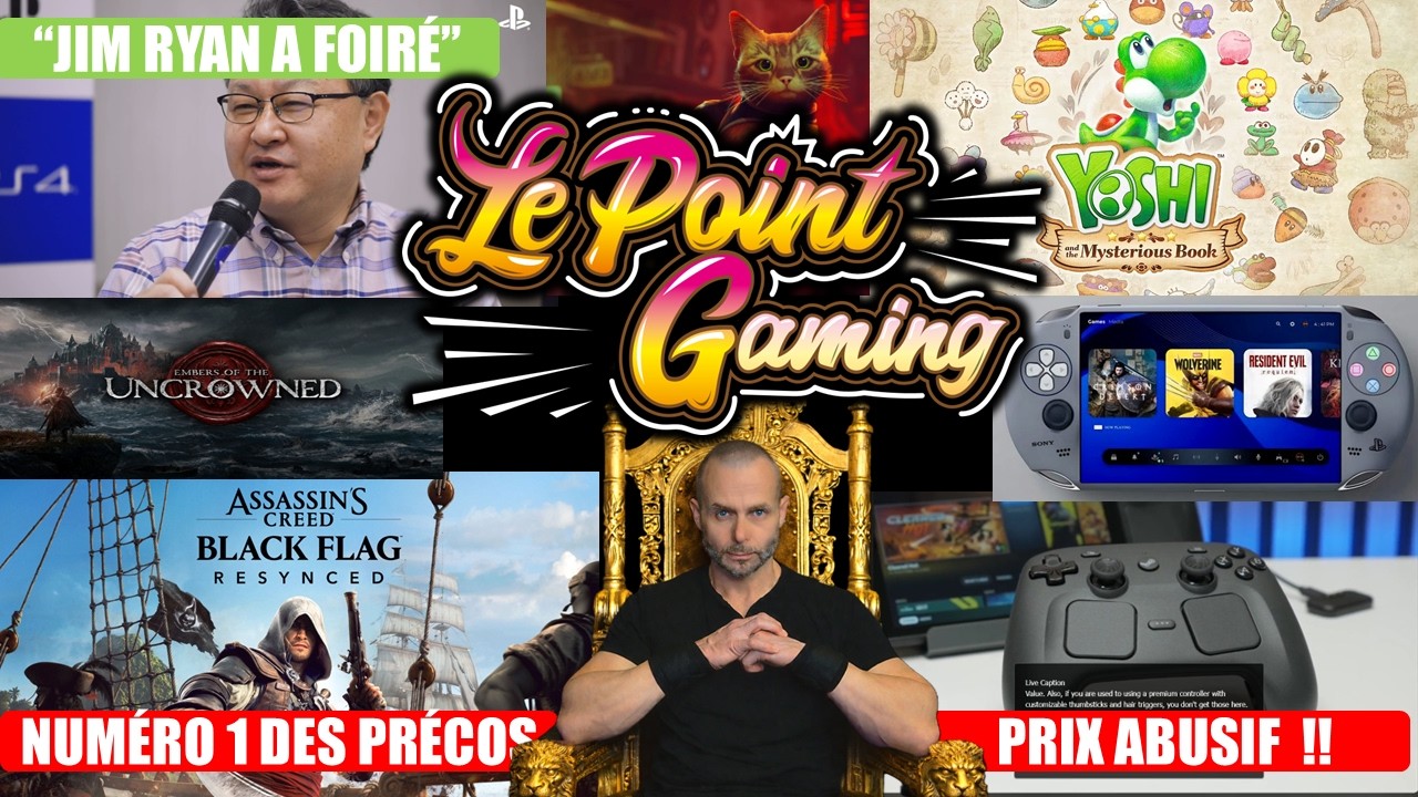 🔥ACTU GAMING DU JOUR (26 Avril): BLACK FLAG CARTONNE ! YOSHIDAA DEFONCE RYAN, MANETTE STEAM ABUSIVE