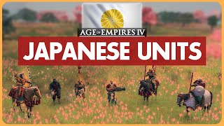 All NEW Japanese Units in AoE4!