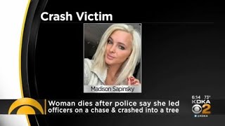 Armstrong County woman dies after crashing into tree during police chase