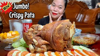 JUMBO CRISPY PATA | FILIPINO FOOD MUKBANG | MUKBANG PHILIPPINES