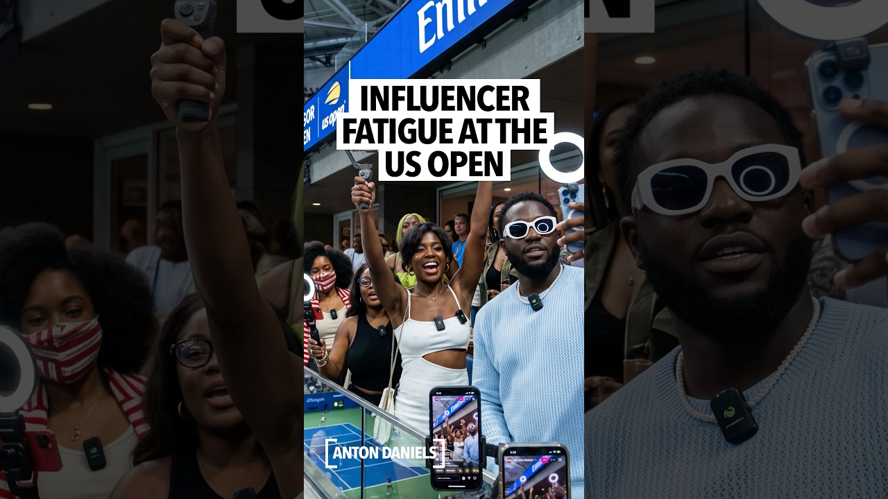 rewrite this title Influencer fatigue ruining US Open for attendees, referee warns to be quiet in Naomi Osaka match rewrite this title Influencer fatigue ruining US Open for attendees, referee warns to be quiet in Naomi Osaka match