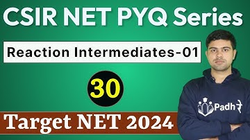 Reaction Intermediate-01 PYQ OF CSIR NET Chemistry Previous Year Paper CSIR NET Chemical science