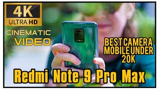 Redmi Note9 Pro Max | Cinematic 4K Video Footage | Tamilweightu
