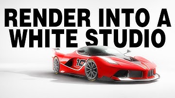 Rendering A Car In A White Studio - 3ds Max & Vray