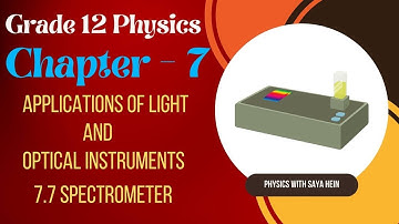 Grade (12) Physics - Chapter (7) Applications of Light and Optical Instruments (Part 7)