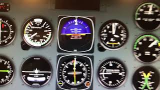 Elite XPS Flight Sim - IFR RNAV 28 Approach into KAGC in Seneca II Sim
