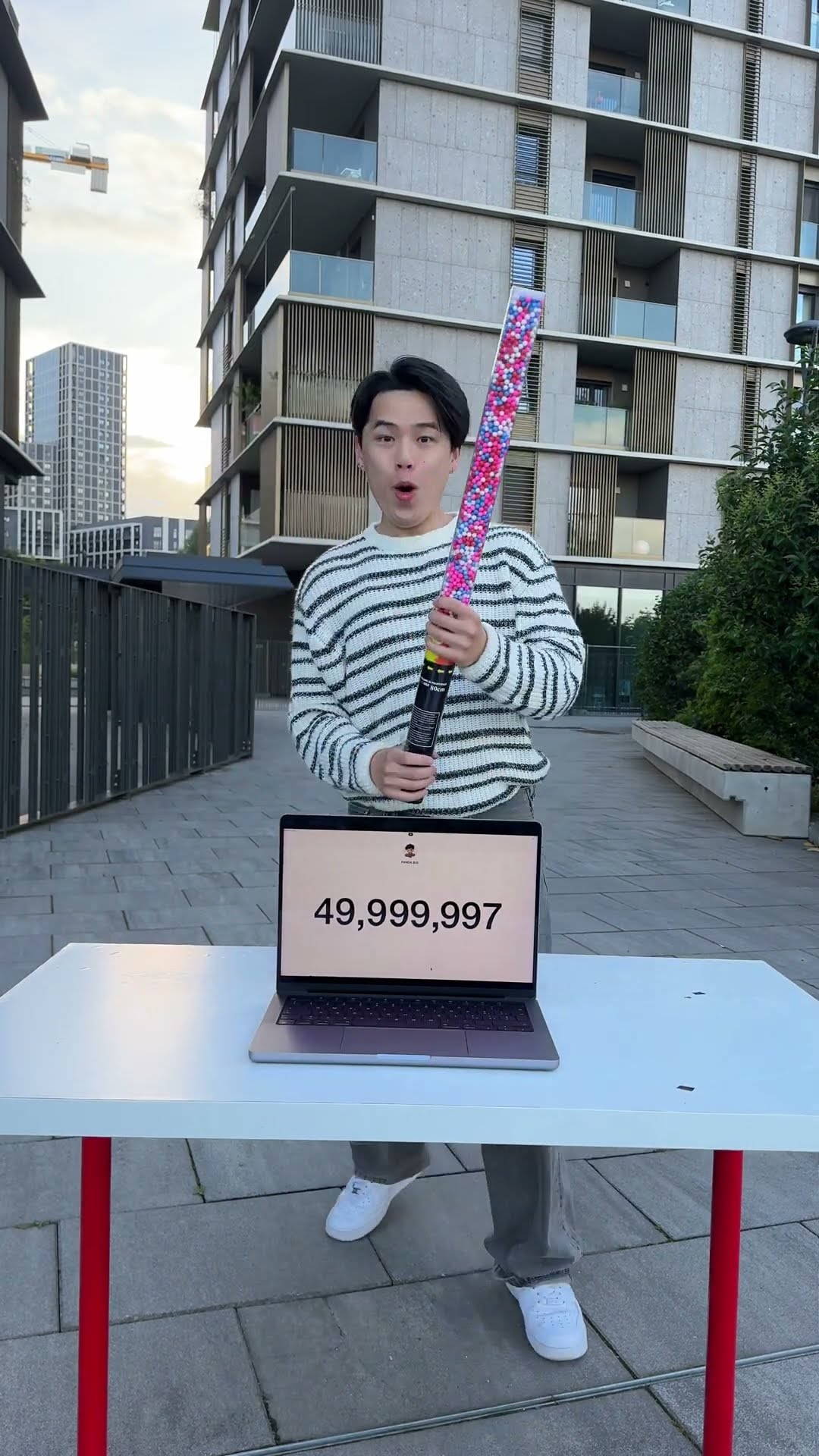 ROCK PAPER SCISSOR! (50 MLN CHALLENGE!) feat @PANDAGIRLOFFICIAL #shorts