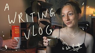 waking up early to write & working on the outline | writing vlog