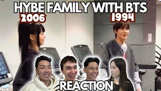 Hybe Family With Their BTS Sunbaenim REACTION!!