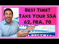 When Should I Take My Social Security? 62 vs FRA vs 70