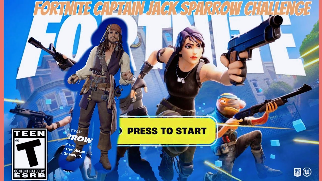 Fortnite (Captain Jack sparrow Challenge)