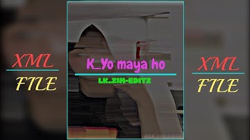 K_yo maya-ho🔰AM || preset xml file👇📌🗃️@Lasbirth_music