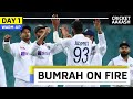 Jasprit BUMRAH on FIRE with BAT & BALL | Day 1 REVIEW | #AUSvIND Warm-Up Match