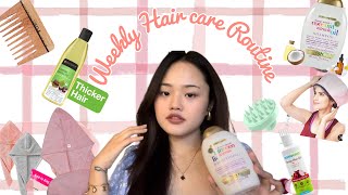 Hair Care Routine I Swear By 🫧🛁|Damage Control 💆‍♀️